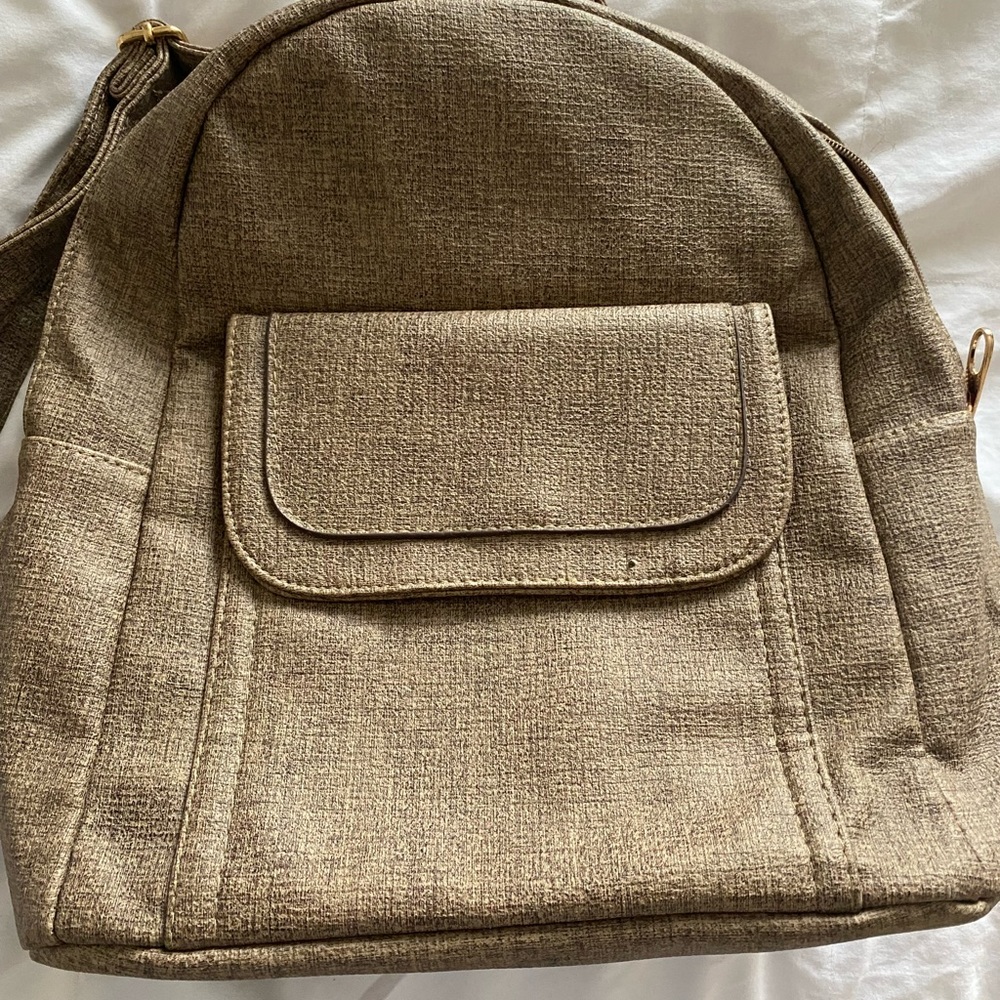 Light tan backpack